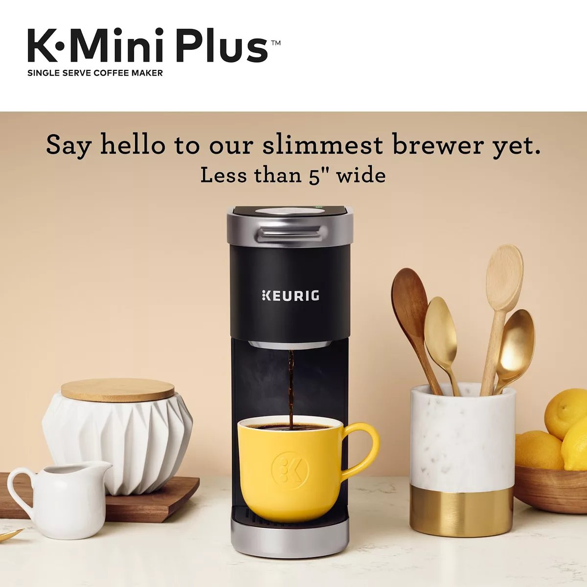 K-Mini Plus Single-Serve K-Cup Pod Coffee Maker