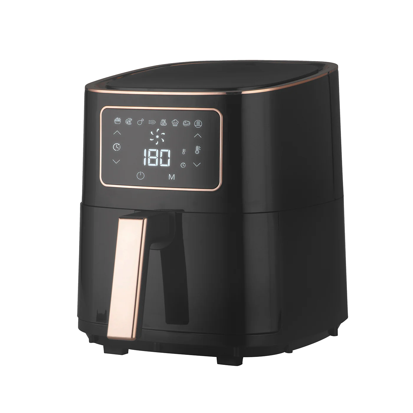 7L Digital Air Fryer Black 1700W, 200C, 8 Cooking Settings