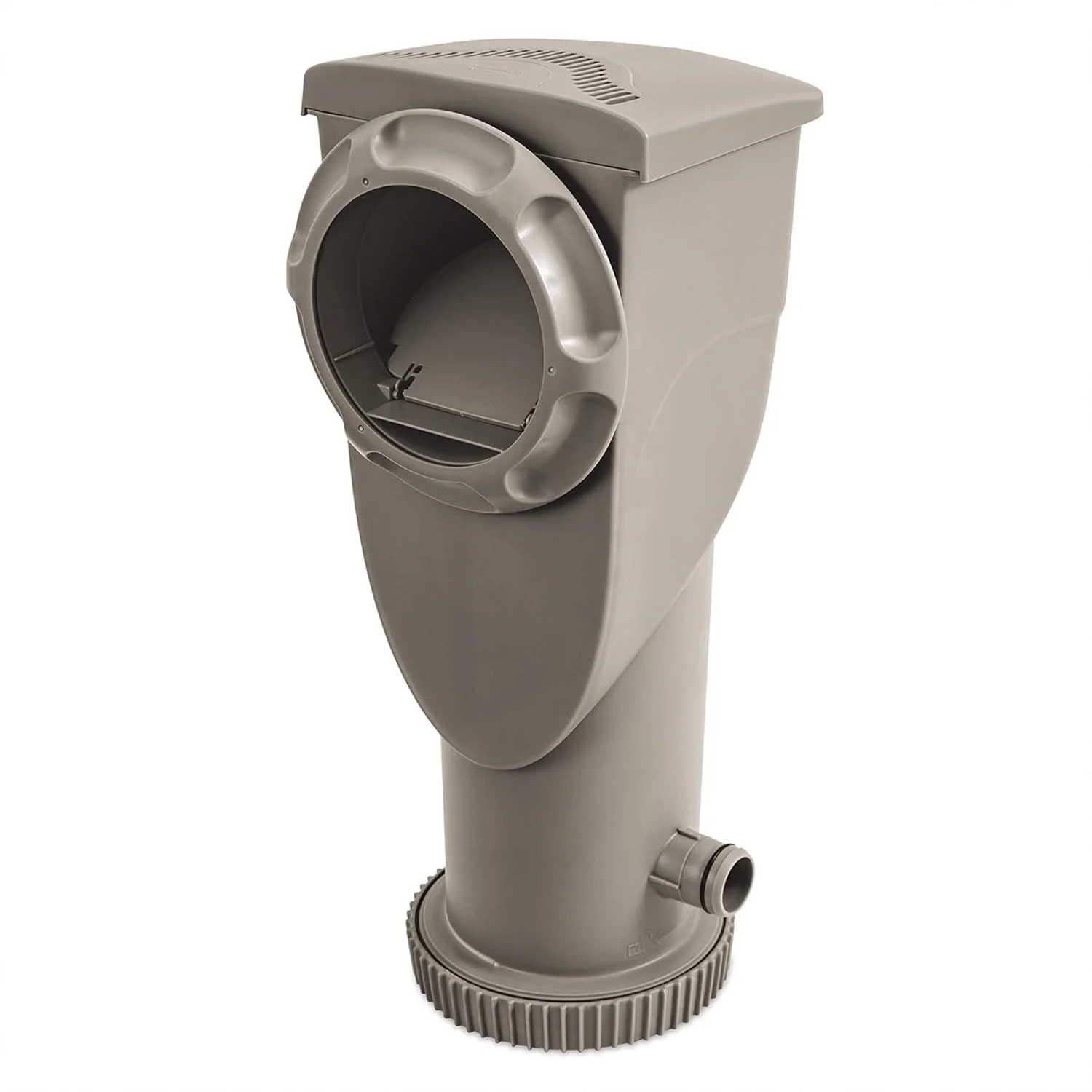 Gallons Per Hour 2 in 1 Filter Pump and Skimmer System with Clamps and 1.5 Inch Hose Fitting for Above Ground Swimming Pools