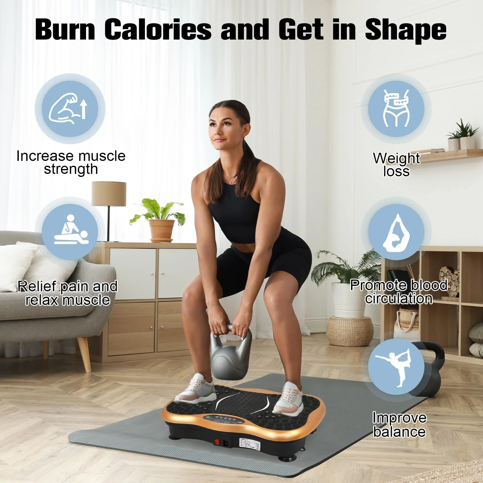 Vibration Machine Platform Plate Fitness