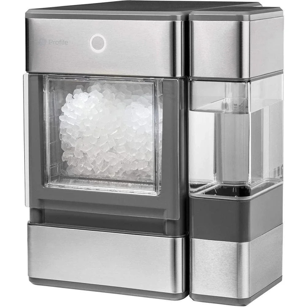 GE Profile Opal Countertop Nugget Ice Maker, Stainless Steel, Bluetooth, Portable, Quick Ice Production