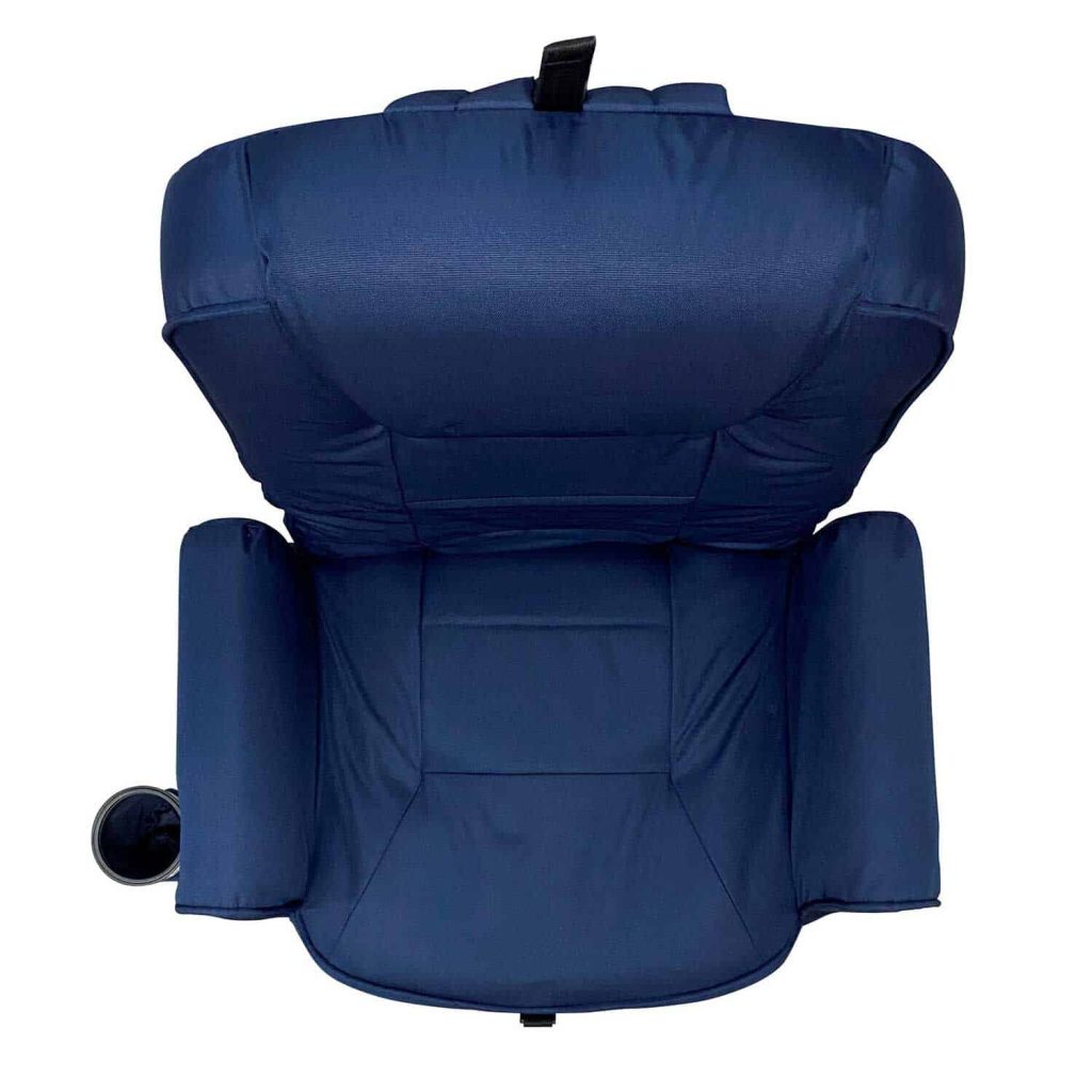 WEST MARINE High-Back Portable Seat with Armrests & Pockets, UV-Resistant, Water-Repellent Fabric