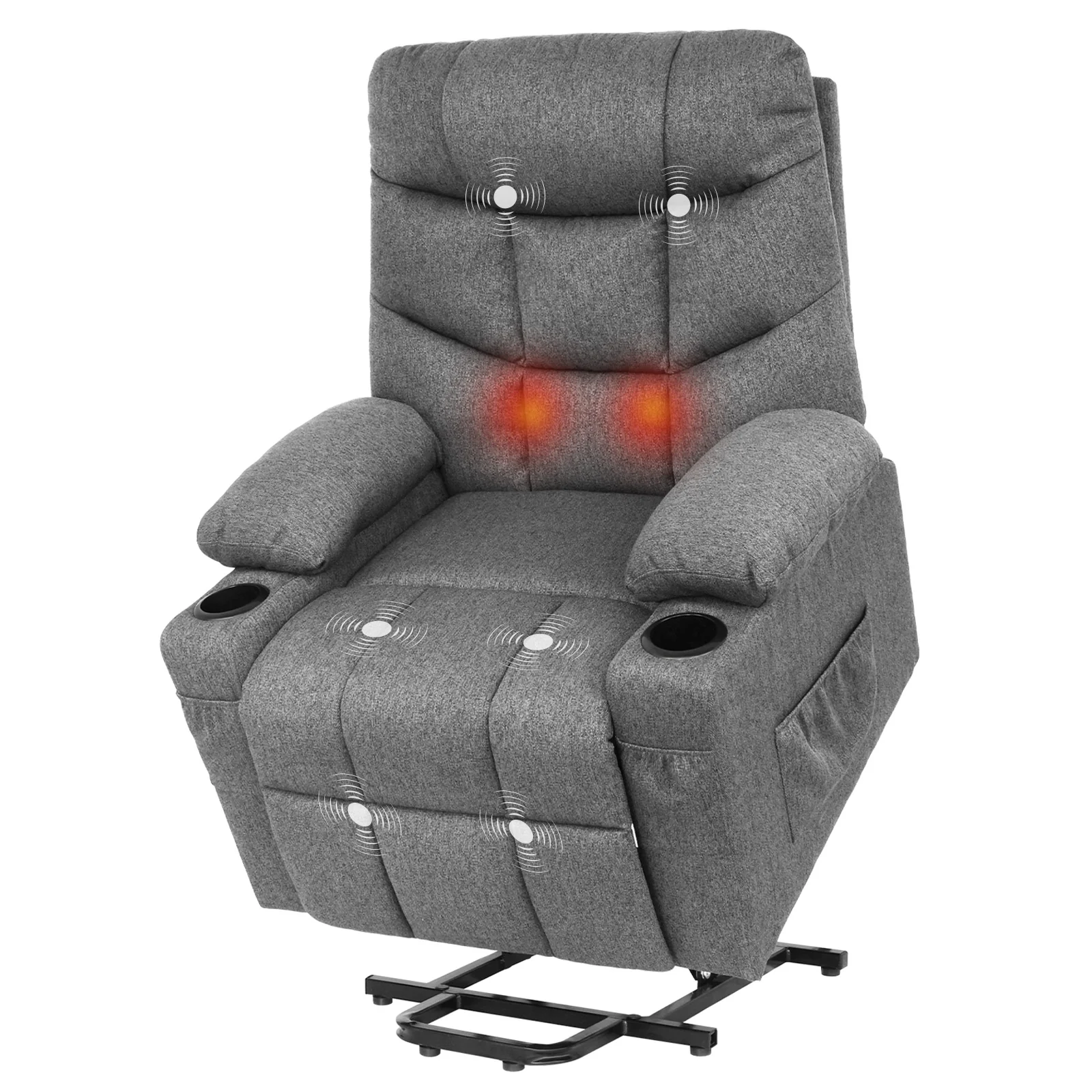Massage Chair Electric Recliner Chairs Grey