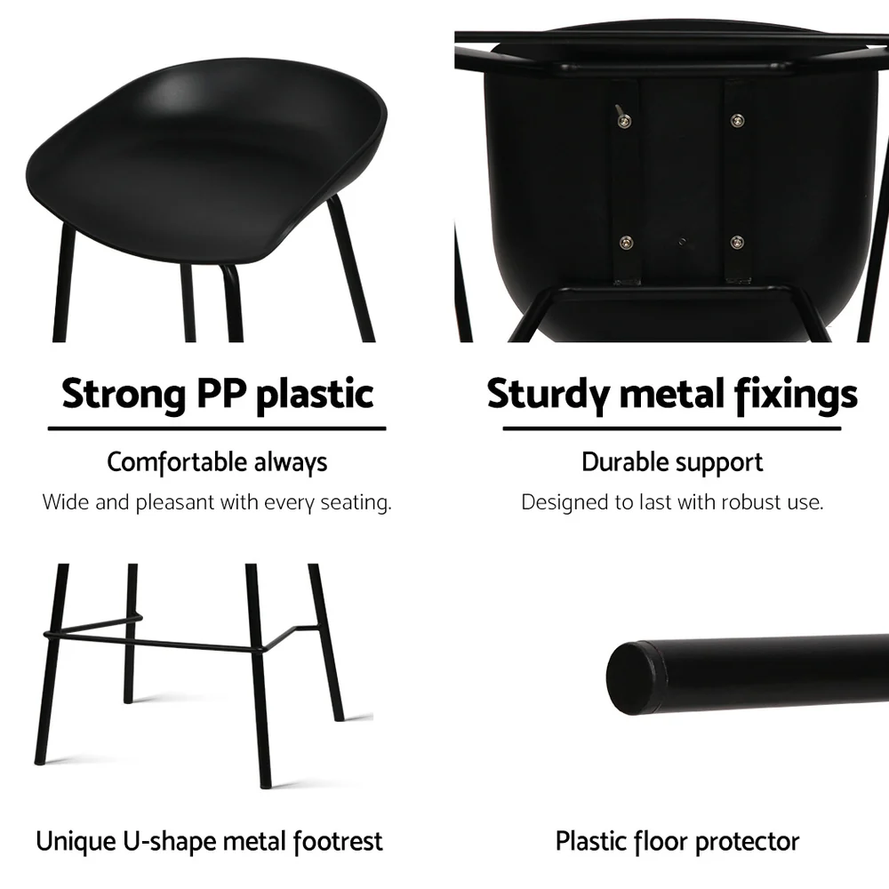 Artiss 4x Bar Stools Kitchen Counter Stools Metal