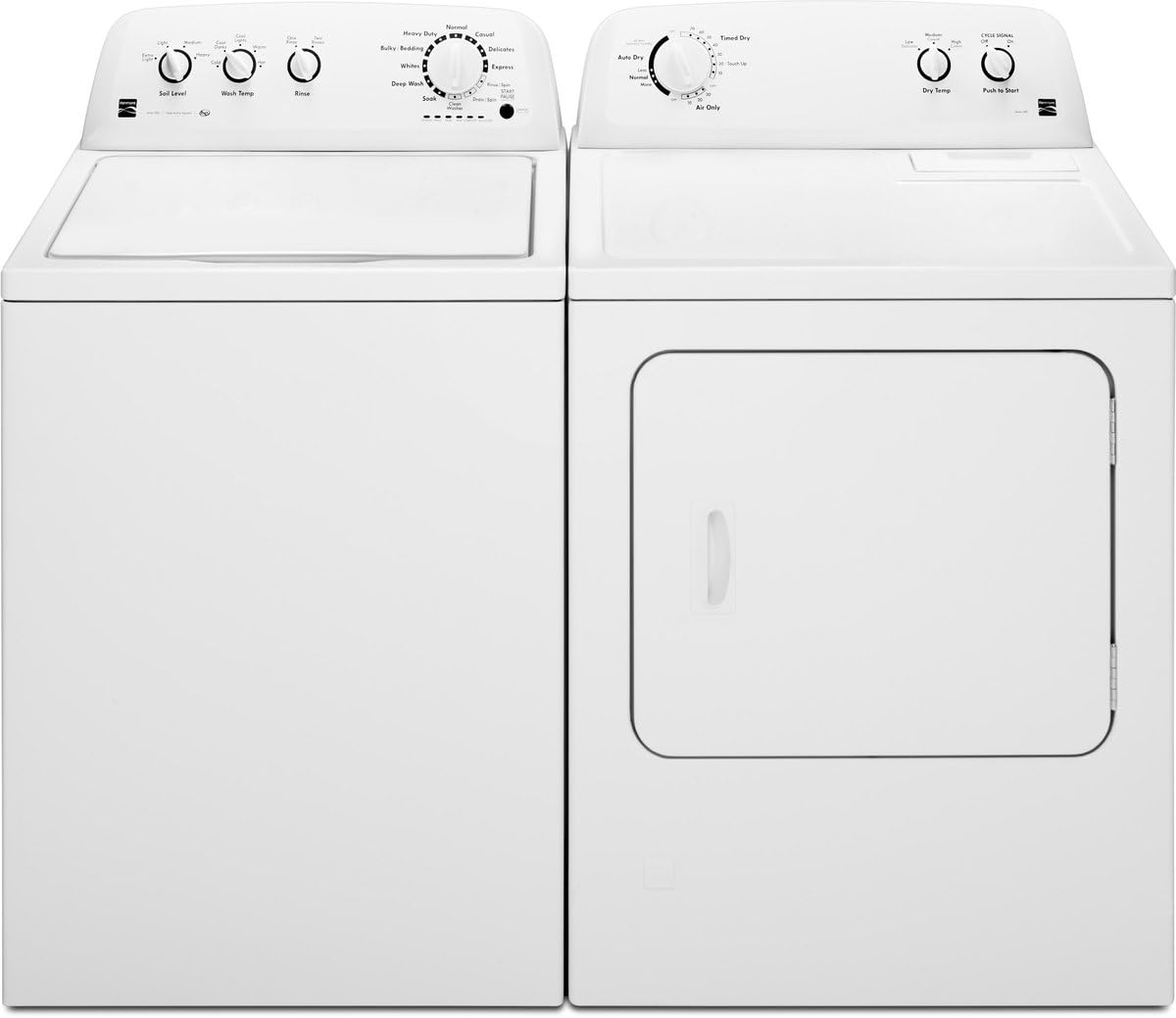 29��� Front Load Electric Dryer with Wrinkle Guard and 7.0 Cubic Ft. Total Capacity, White