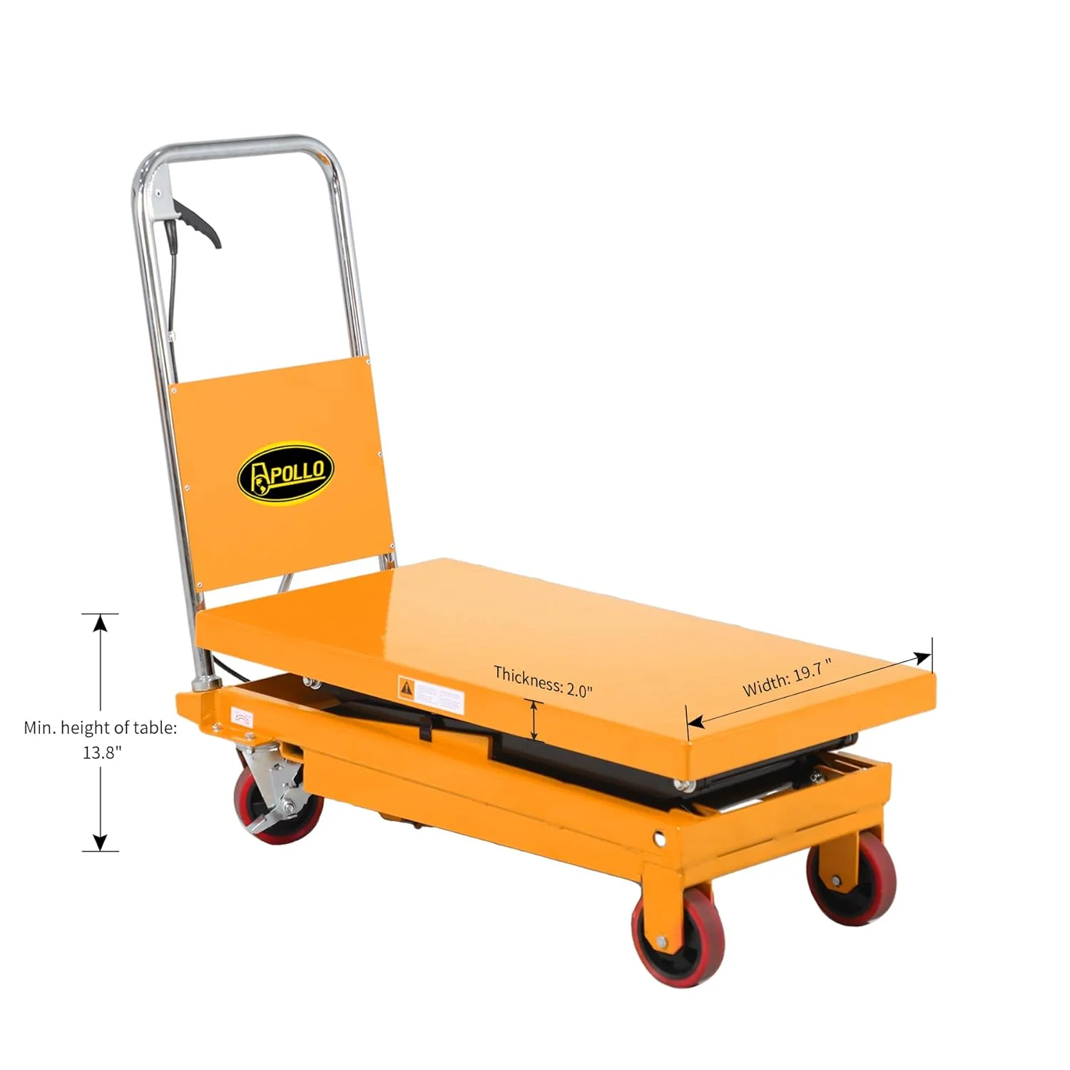 Hydraulic Lift Table Cart �C 770 lbs Capacity, 51