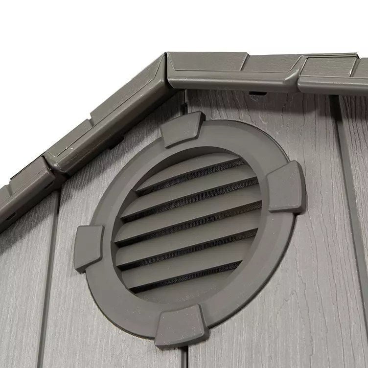 Lifetime 15�� x 8�� Rough Cut Dual-Entry Outdoor Storage Shed