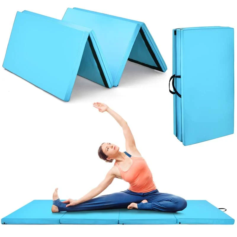 8' x 4' Anti-Tear Folding Gymnastics Mat for Yoga Fitness, 2