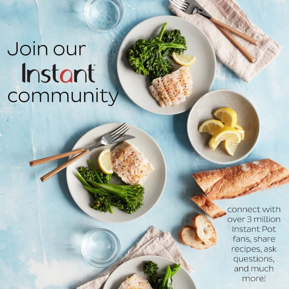 Instant Pot Duo 6 Qt Electric Pressure Cooker 7-In-1 with Easy-Release Steam Switch