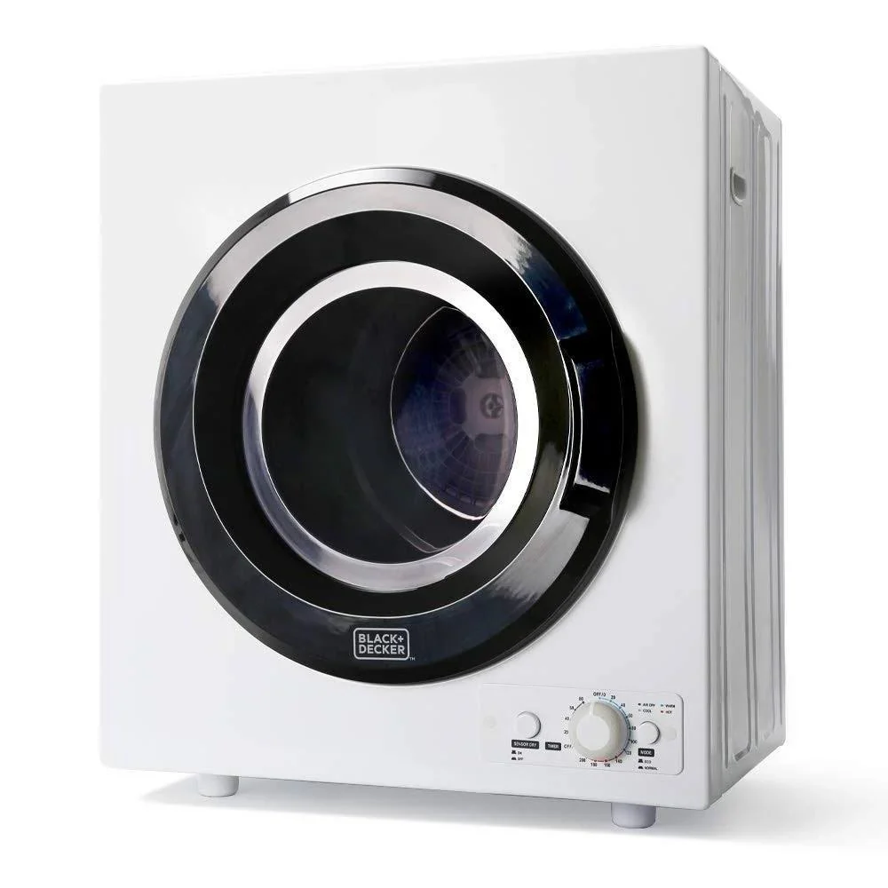 3.5 Cu. ft. Portable Dryer �C White Black