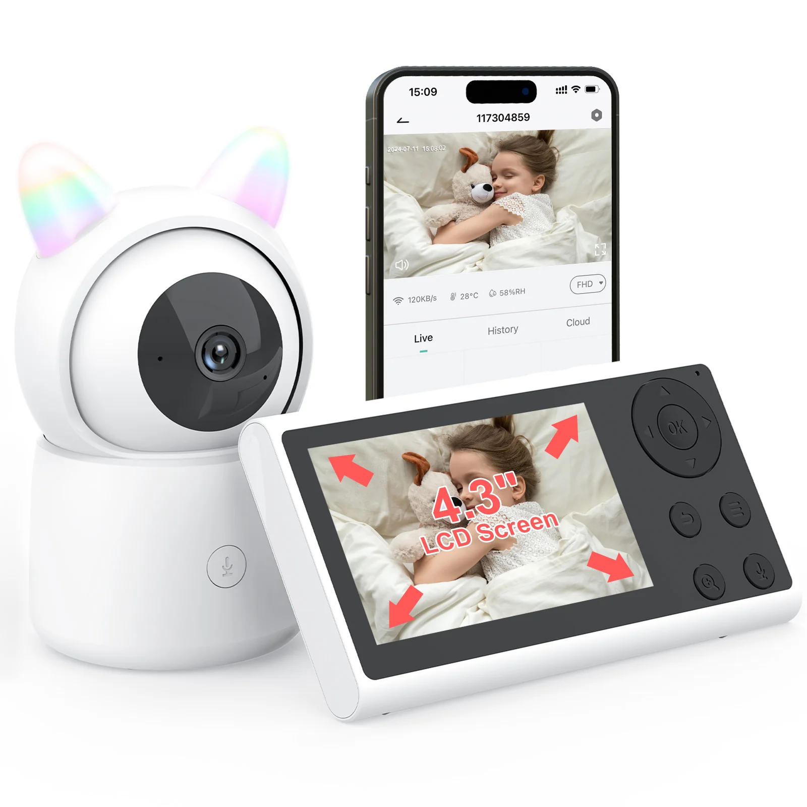 Baby Monitor WiFi Video Baby Security Camera