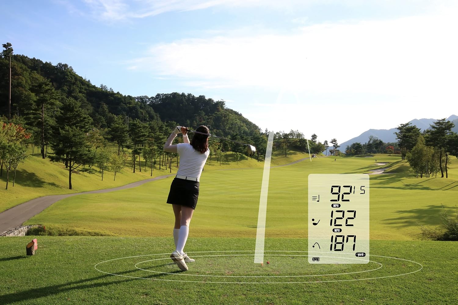 Black Pocket Launch Monitor HS-130A (New 2021 Model)