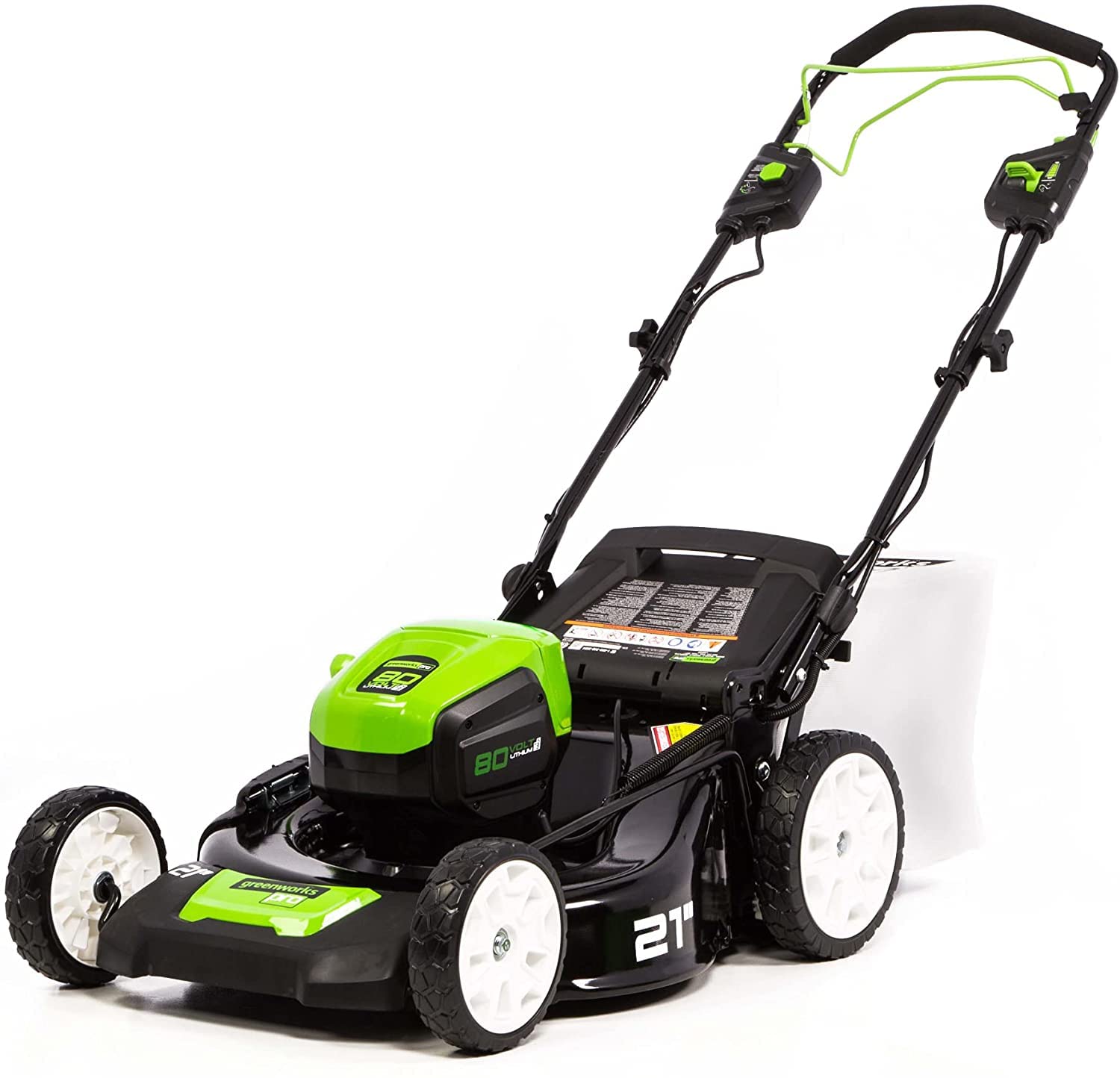 80V Cordless 21��� Self-Propelled Brushless Lawn Mower | Greenworks