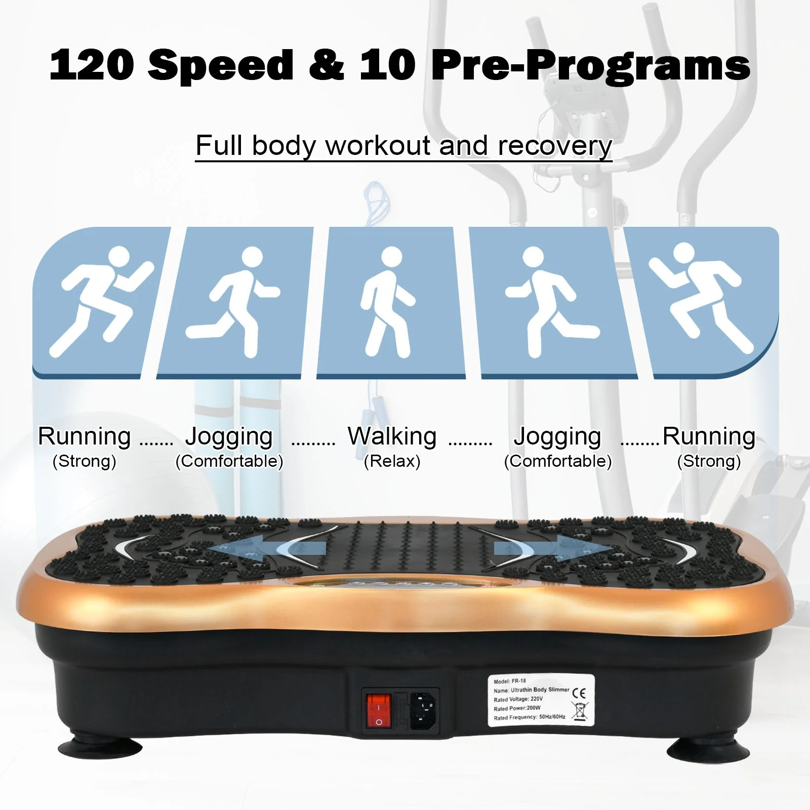 Vibration Machine Platform Plate Fitness