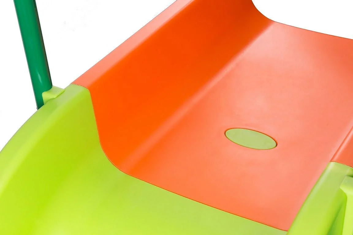 Outdoor Playground Slide, Big Backyard Freestanding Plastic Slide, 10 ft Outdoor Swing Set Slide for Kids Ages 4-8