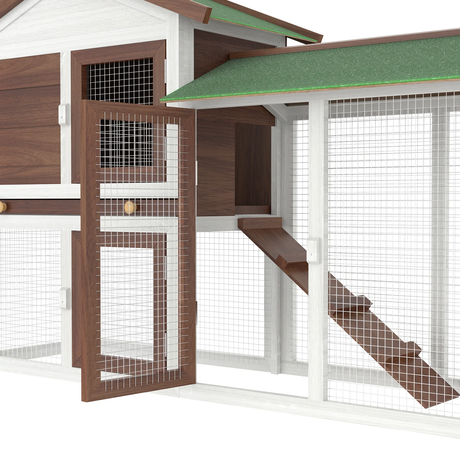 Rabbit Hutch Chicken Coop Wooden