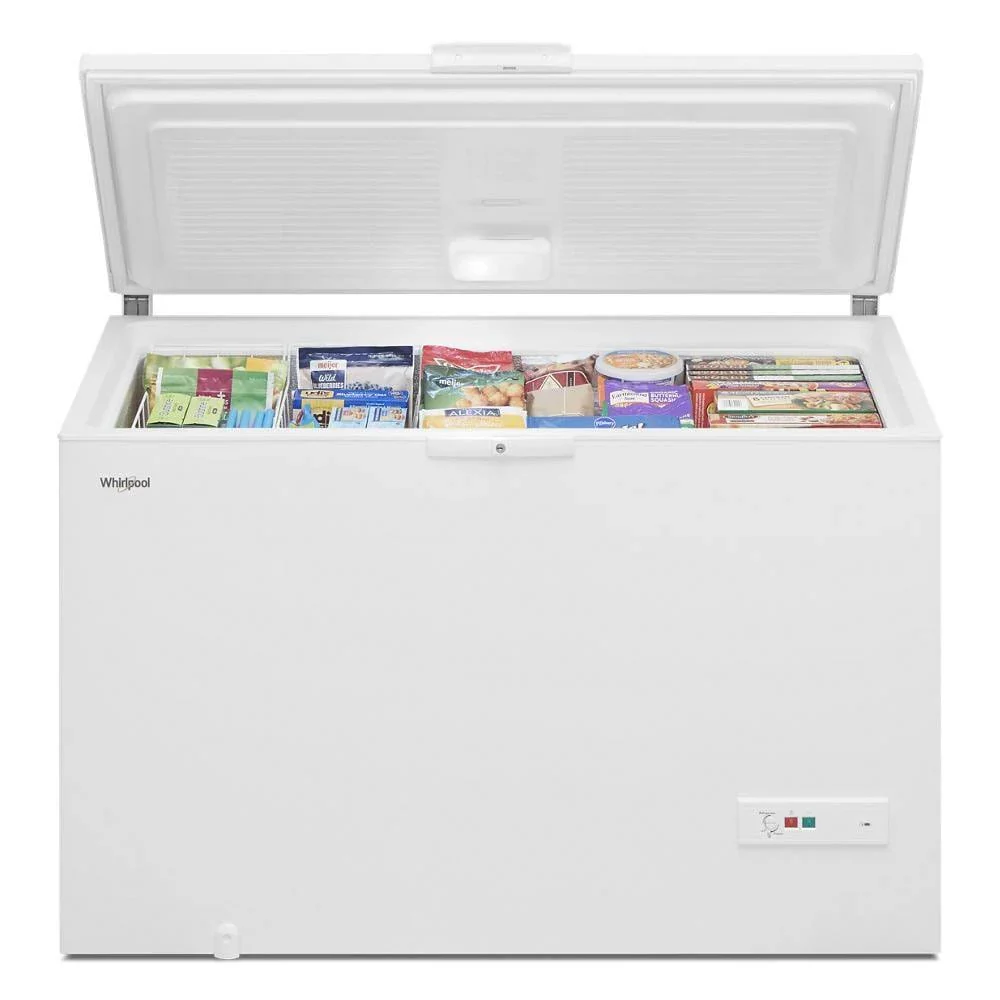 Whirlpool 16-cu ft Convertible Chest Freezer to Refrigerator with Baskets - White | WZC5116LW