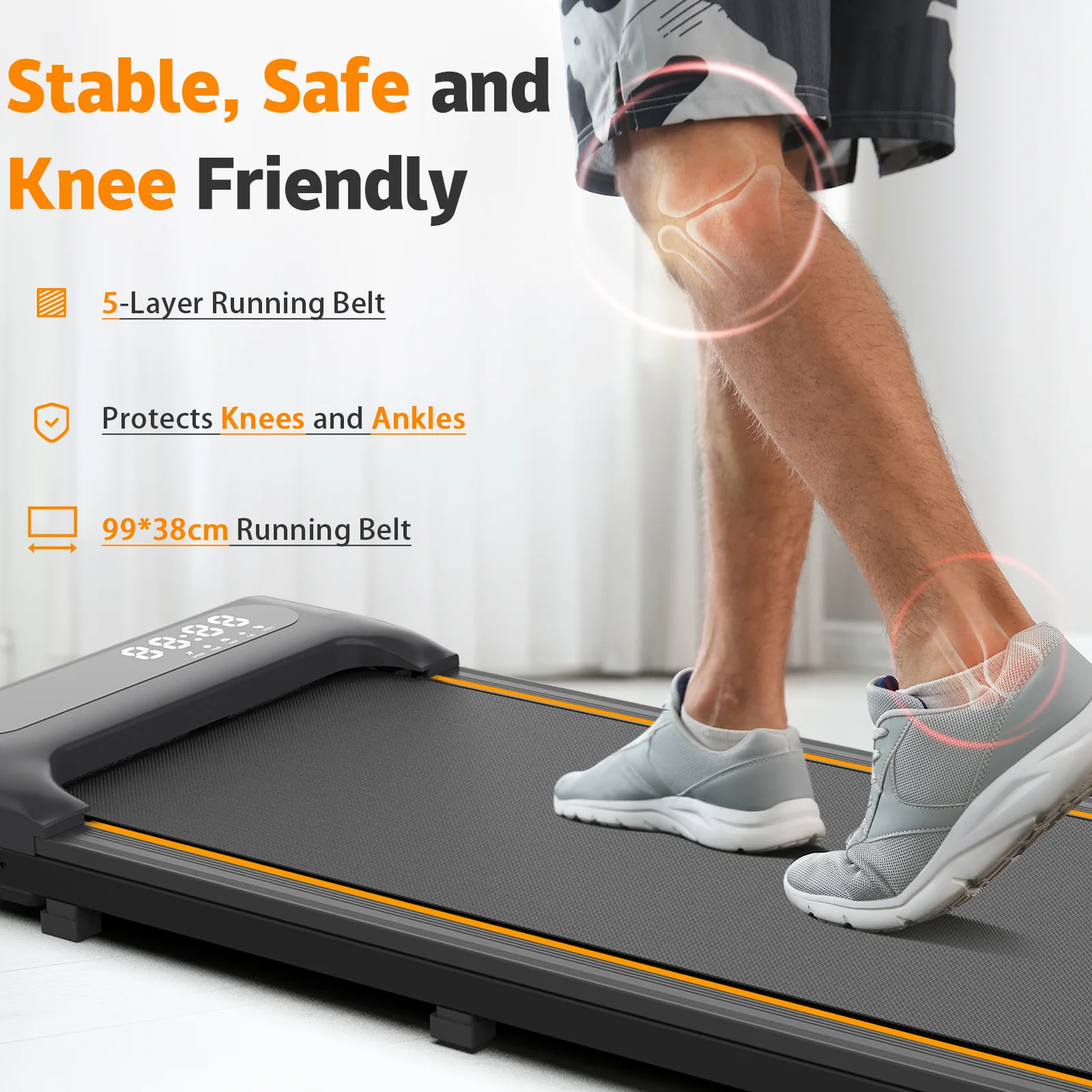 Walking Pad Under Desk Treadmill for Home