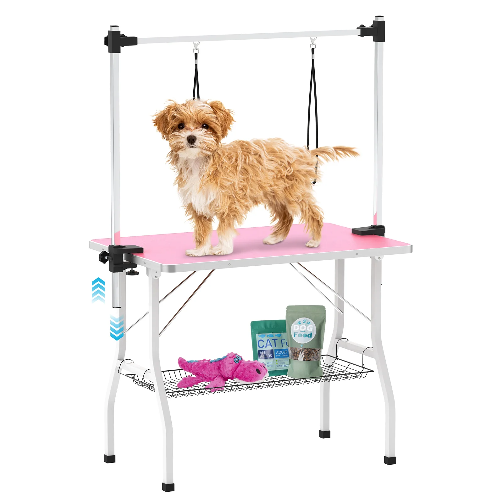 Pet Bath Grooming Table Pink