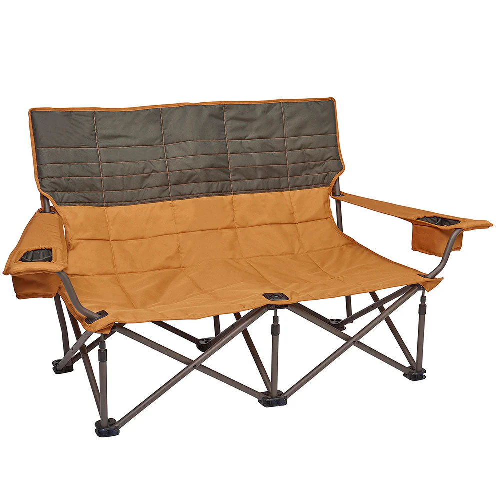 Low-Love Seat Camping Chair - Portable, Folding Chair for Festivals, Camping and Beach Days