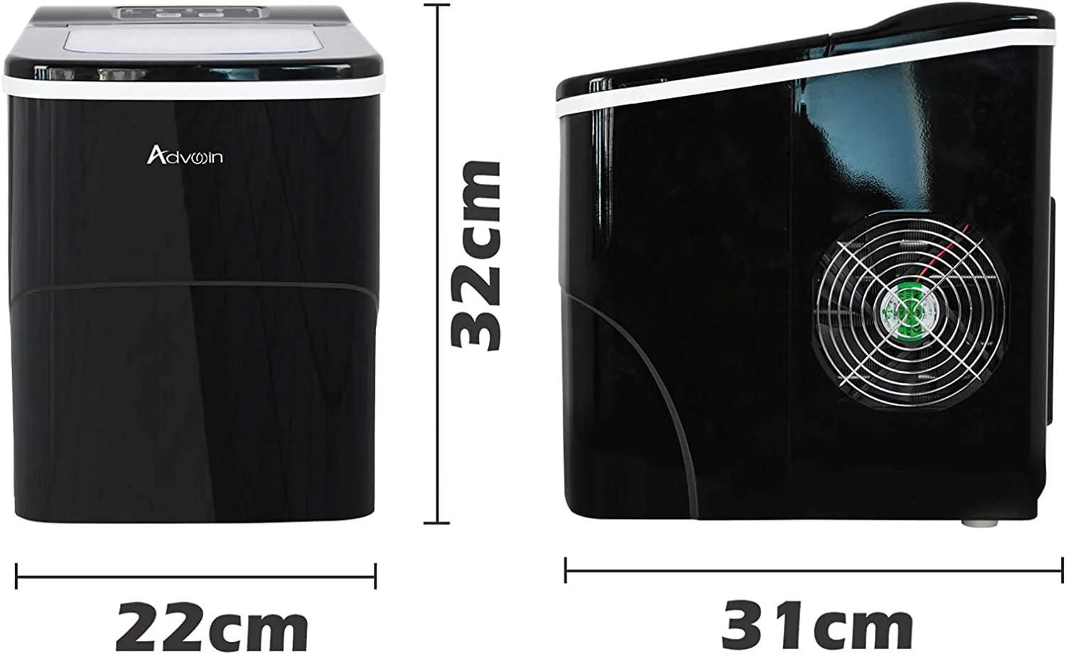 Countertop 2.2L Commercial Ice Makers Machine