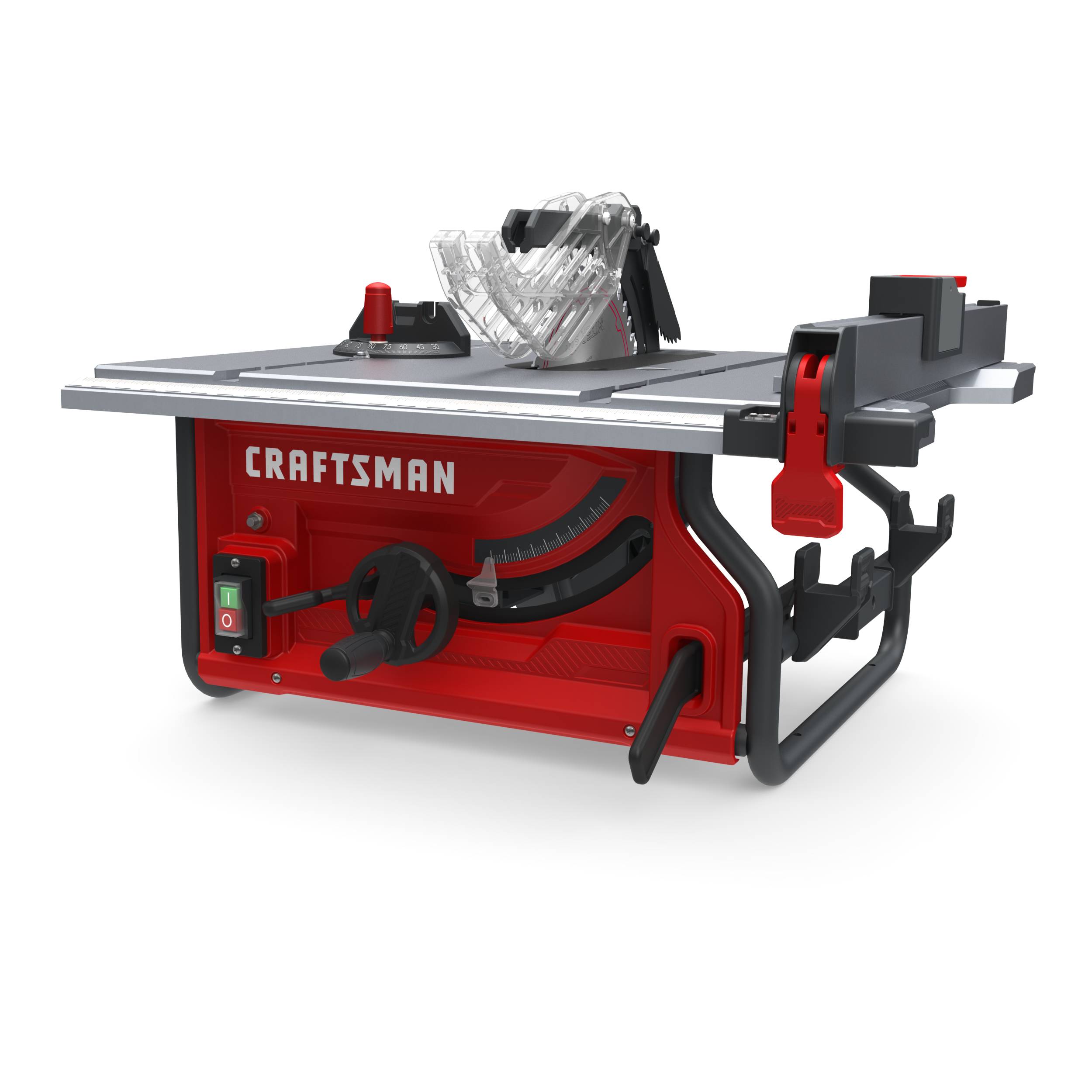 10-in Carbide-tipped Blade 15-Amp Portable Jobsite Table Saw with Folding Stand