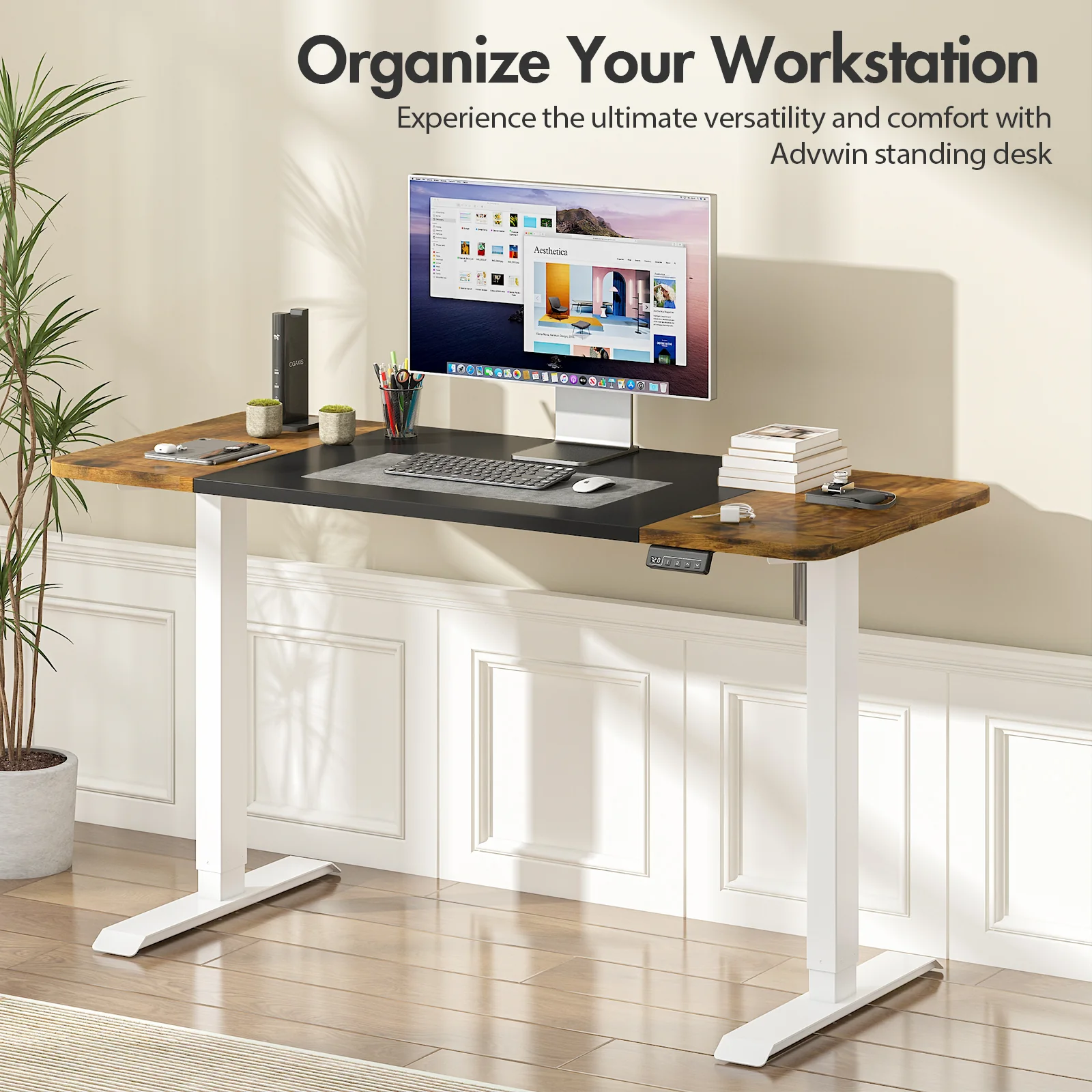 Electric Standing Desk with Memory Lifting 140cm