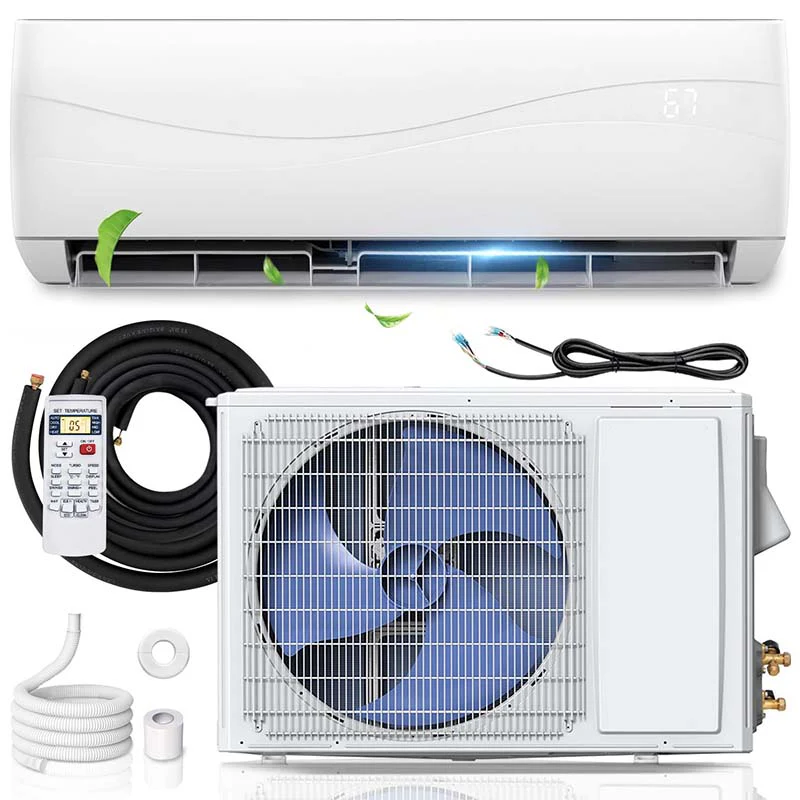 12000BTU Ductless Mini Split Air Conditioner 208-230V 17 SEER2 Wall-Mounted Inverter AC Unit with Heat Pump