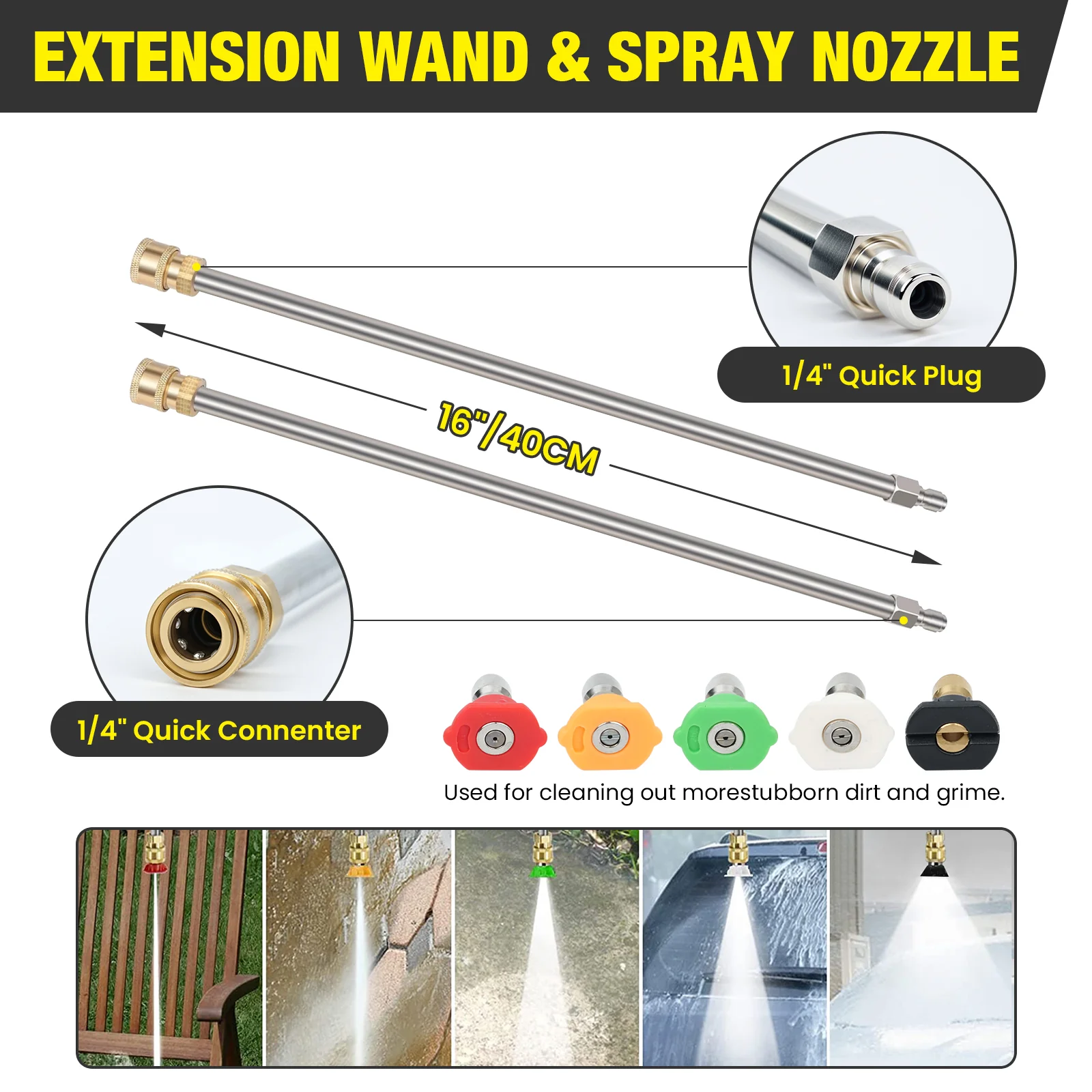 Pressure Washer & Surface Cleaner Set