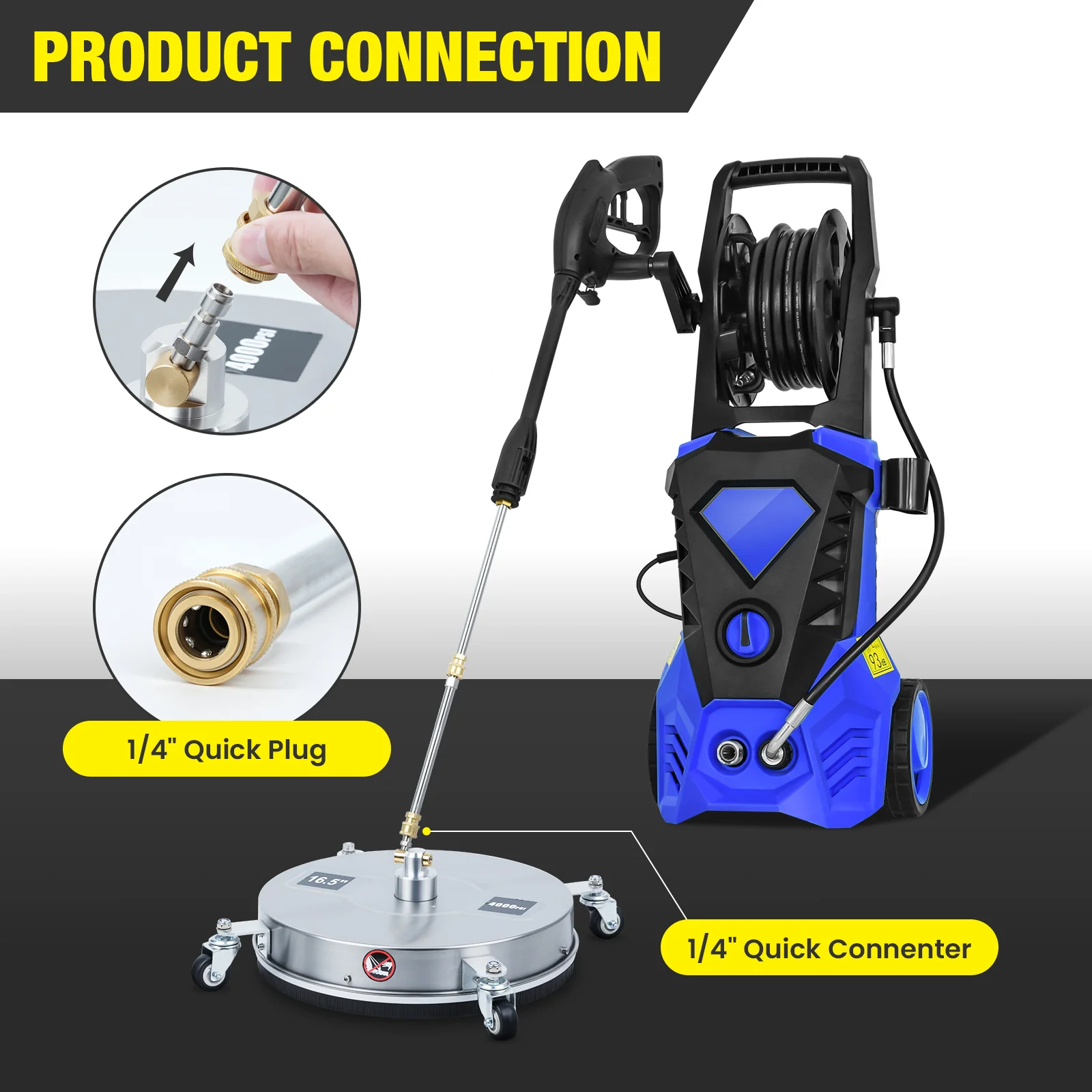 Pressure Washer & Surface Cleaner Set