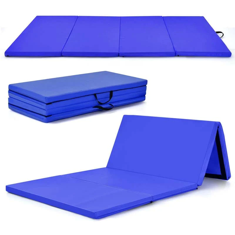 8' x 4' Anti-Tear Folding Gymnastics Mat for Yoga Fitness, 2