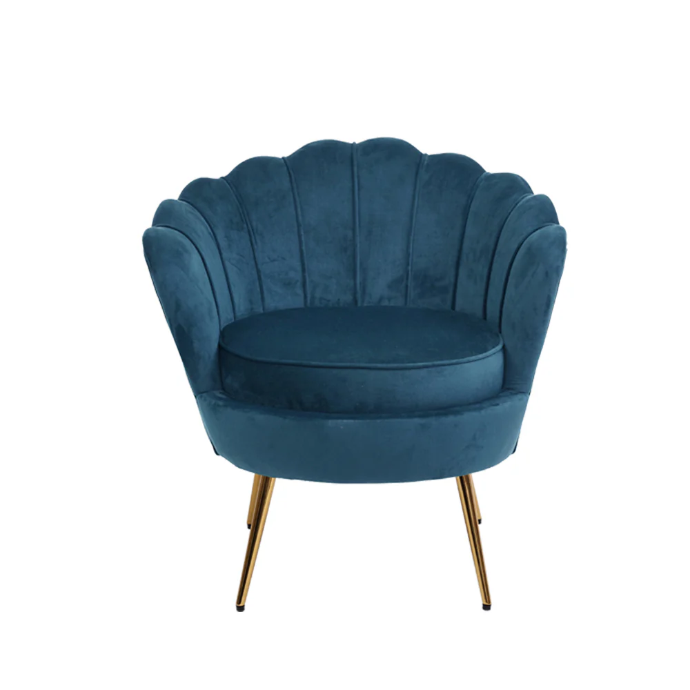 Artiss Armchair Velvet Blue Callista