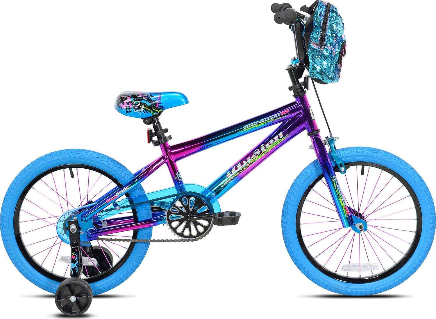 Genesis 18 Illusion Girl��s Bike, Blue/Purple