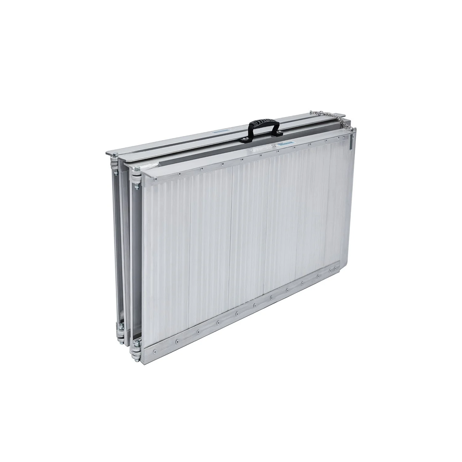 Kartrite 4ft Aluminium Foldable Wheelchair Ramp Non-Slip R02 Silver