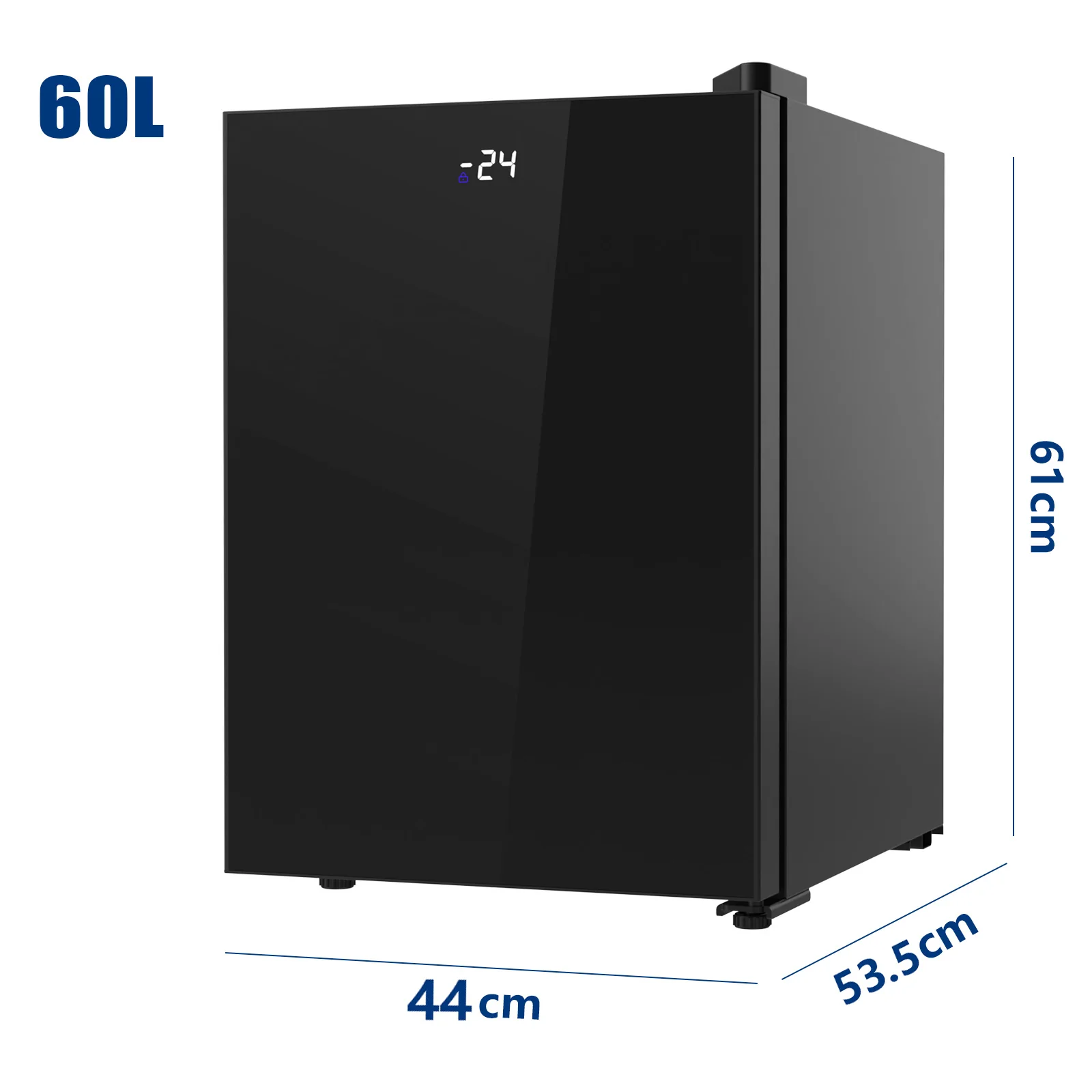 60L Mini Upright Freezer Compact Freezer