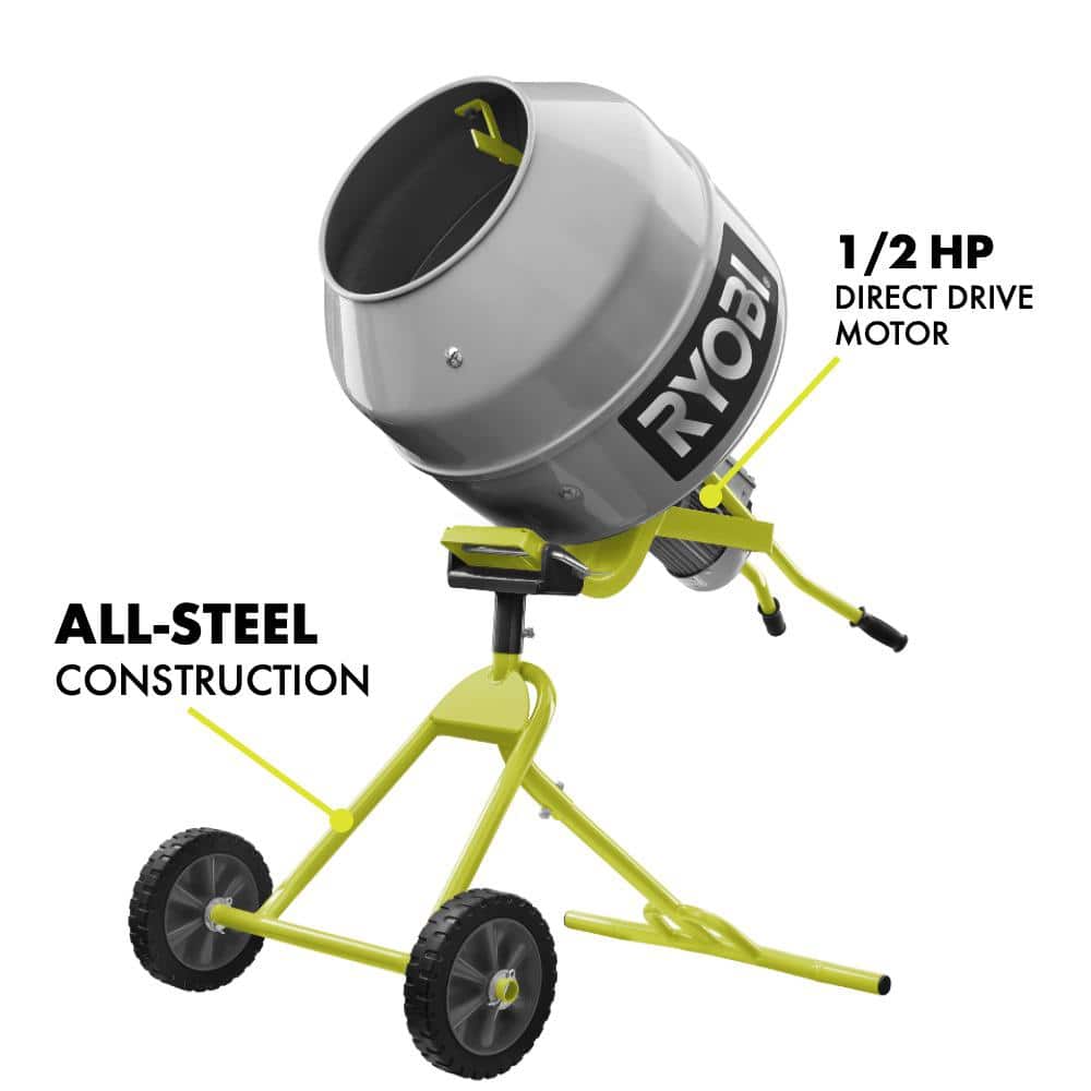 5.0 cu. ft. Portable Concrete Mixer RMX001