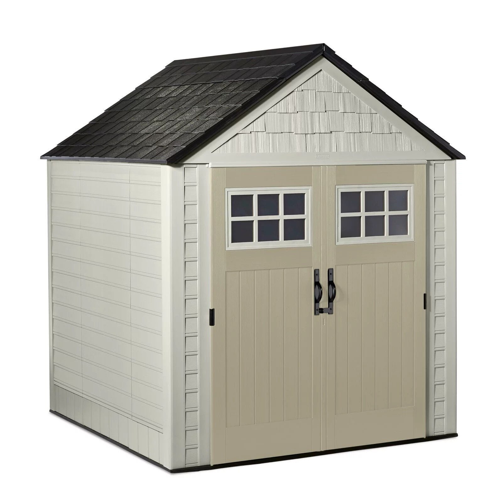Rubbermaid 7��7 Ft Durable Weatherproof Resin Outdoor Storage Shed
