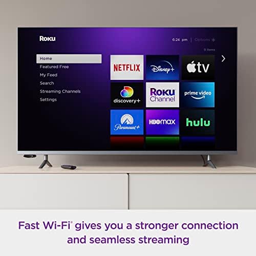 2024 Roku Express 4K+ | Roku Streaming Device 4K/HDR  Roku Voice Remote  Free & Live TV