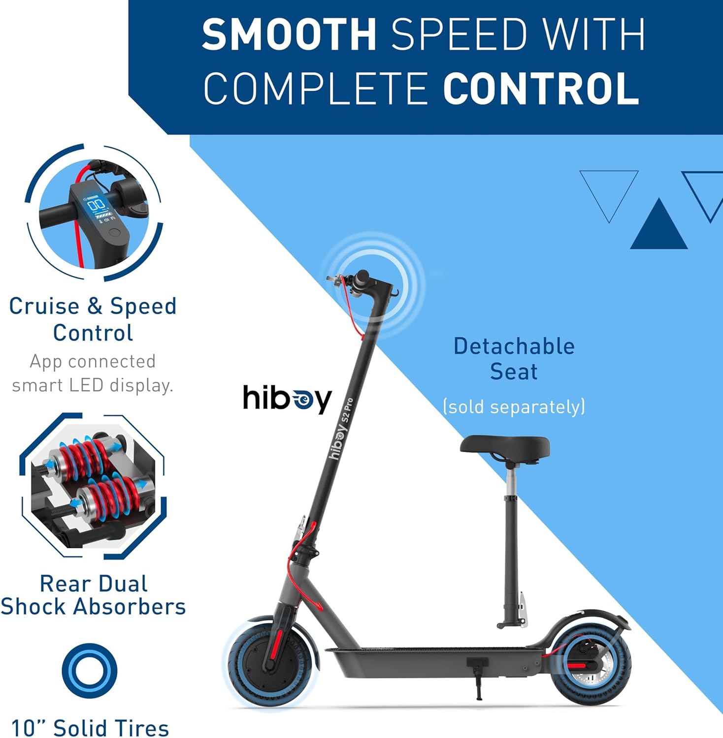 Electric Scooter, 500W Motor, 10