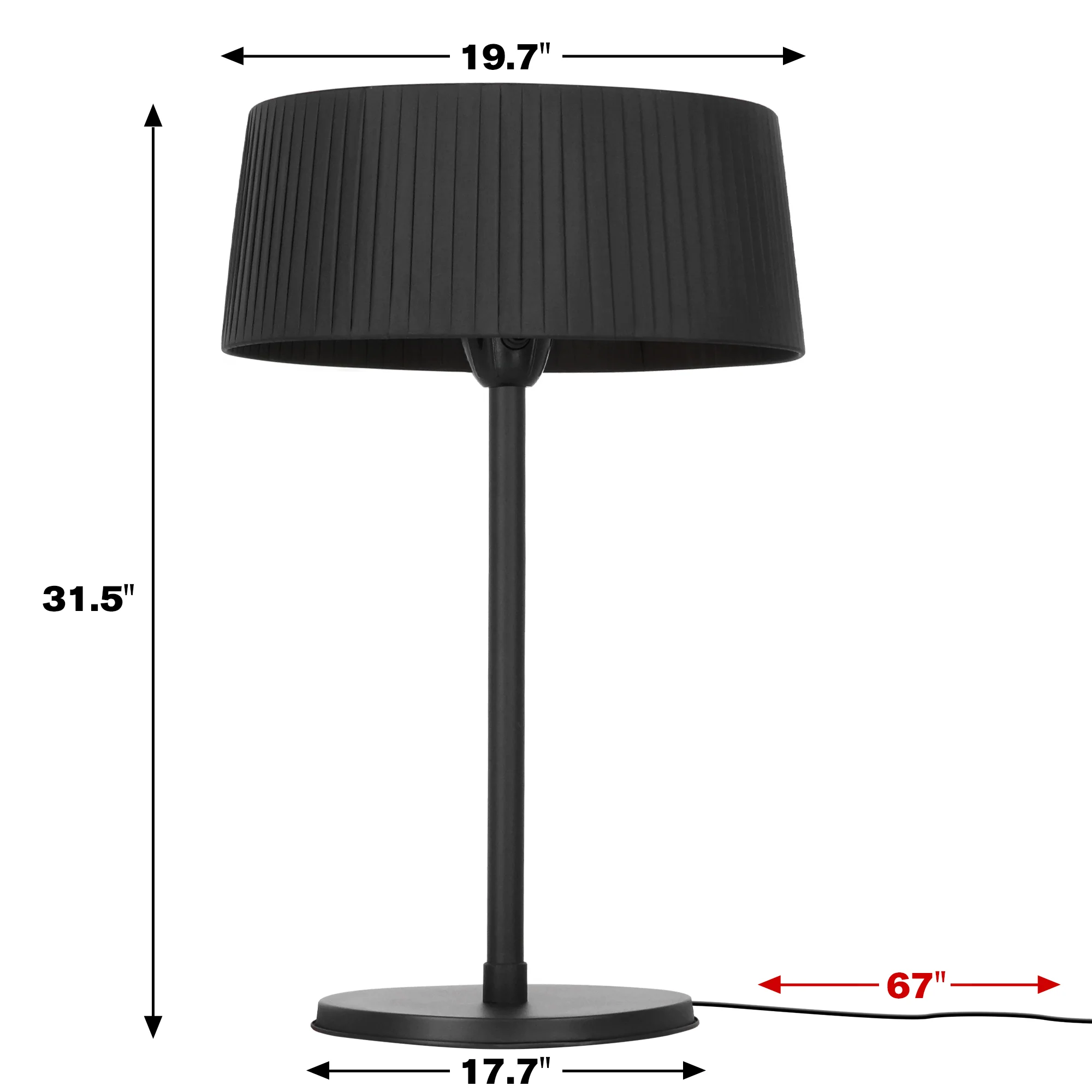 Electric Outdoor Heater 1500W IP55 Waterproof