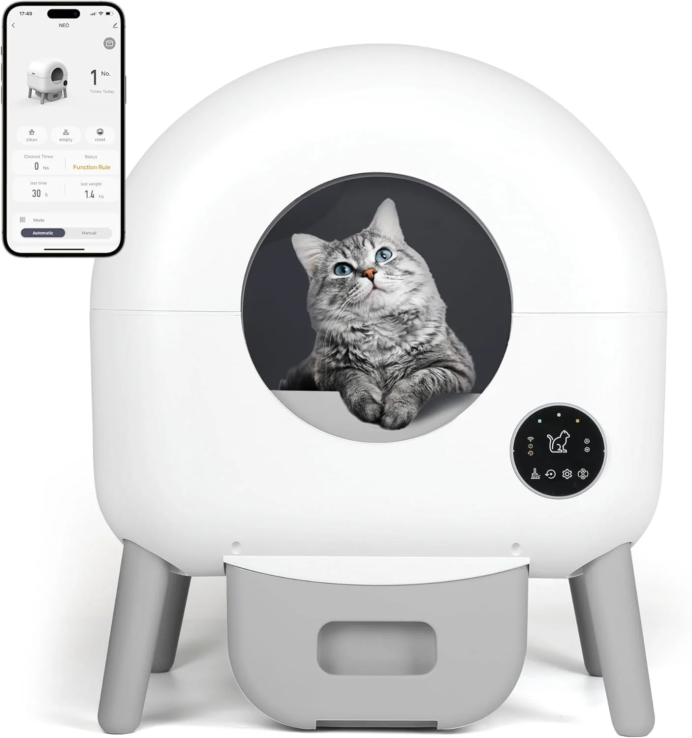 Smart Cat Litter Box Automatic Self Cleaning