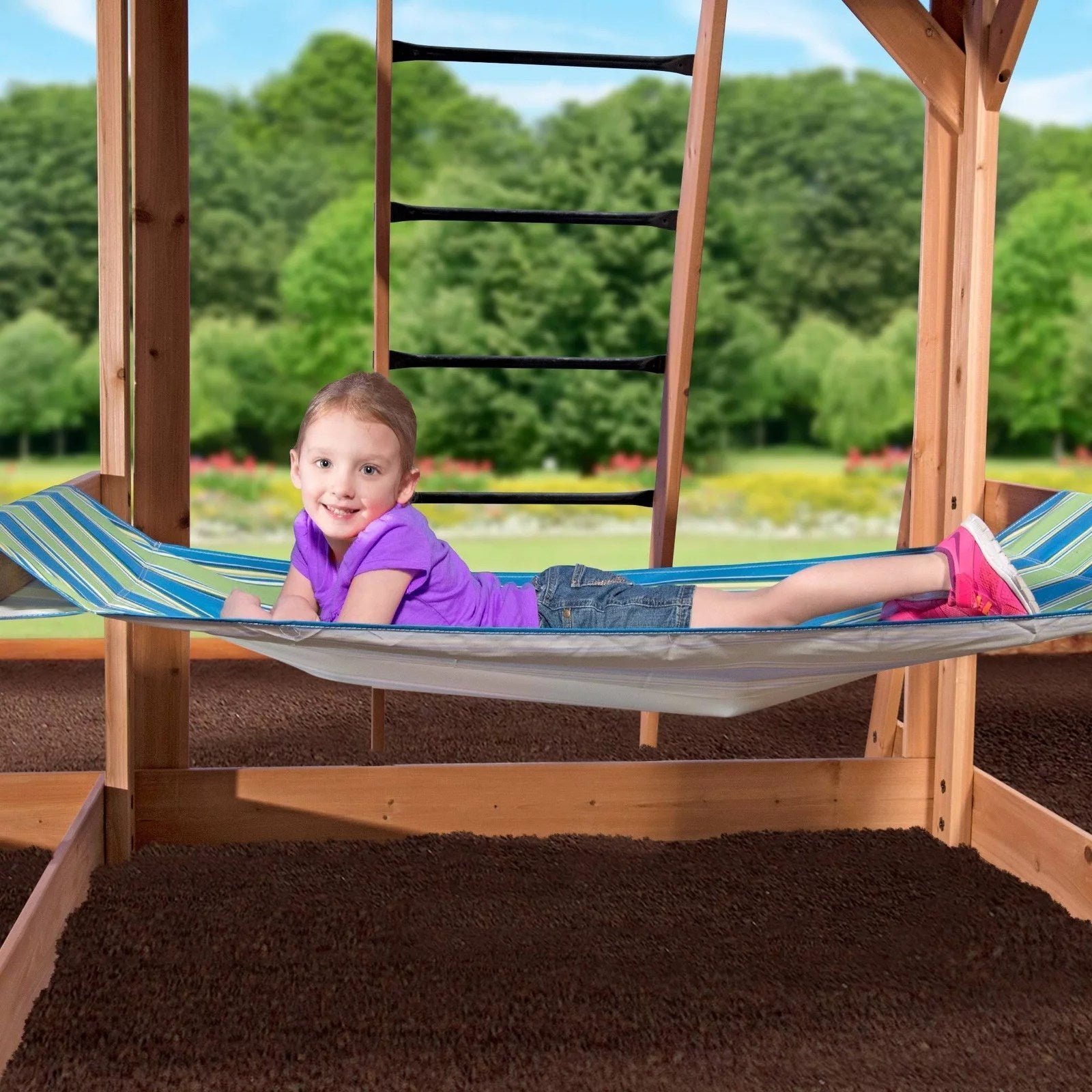 Backyard Discovery Caribbean Cedar Swing Set