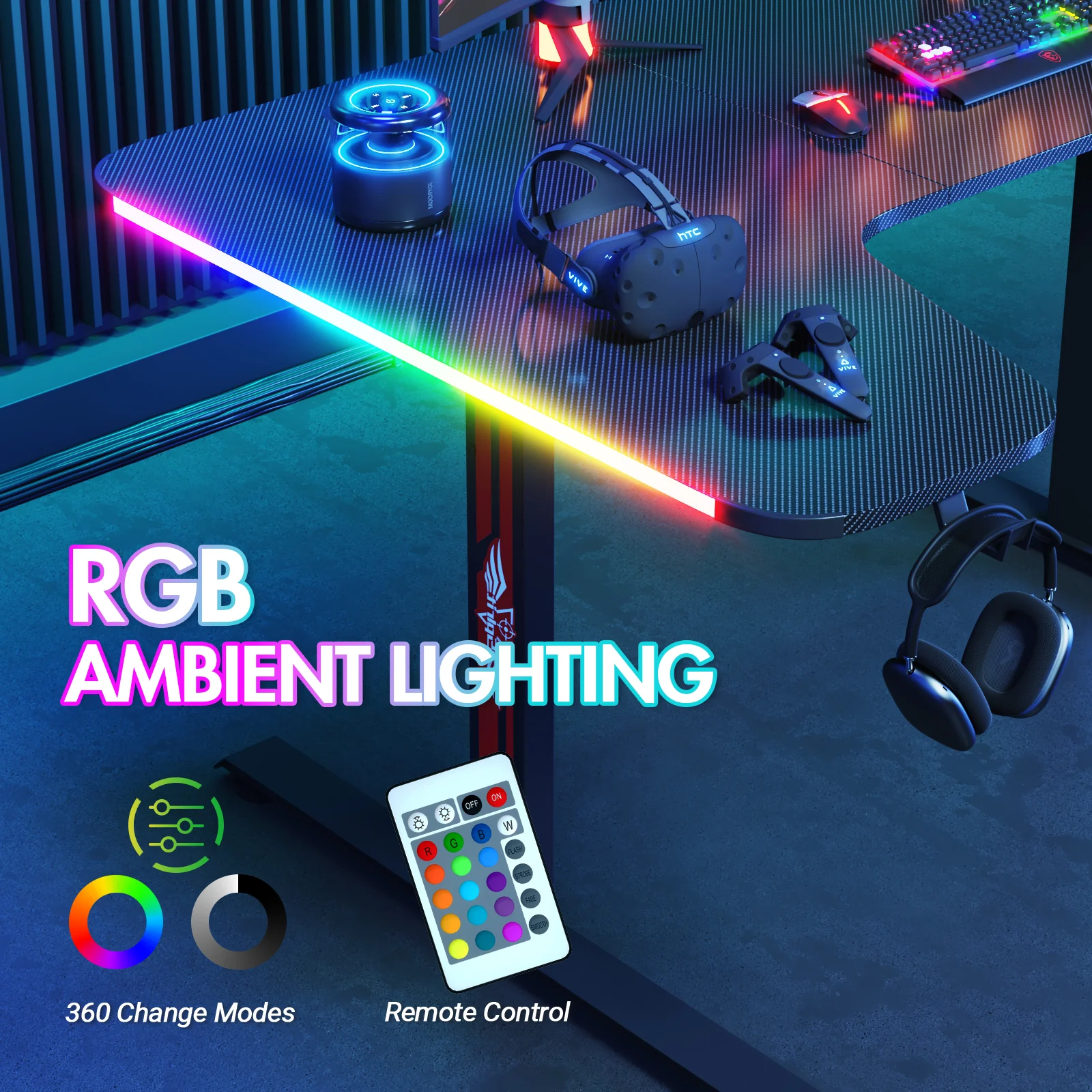 L Shape Gaming Corner Desk 160cm