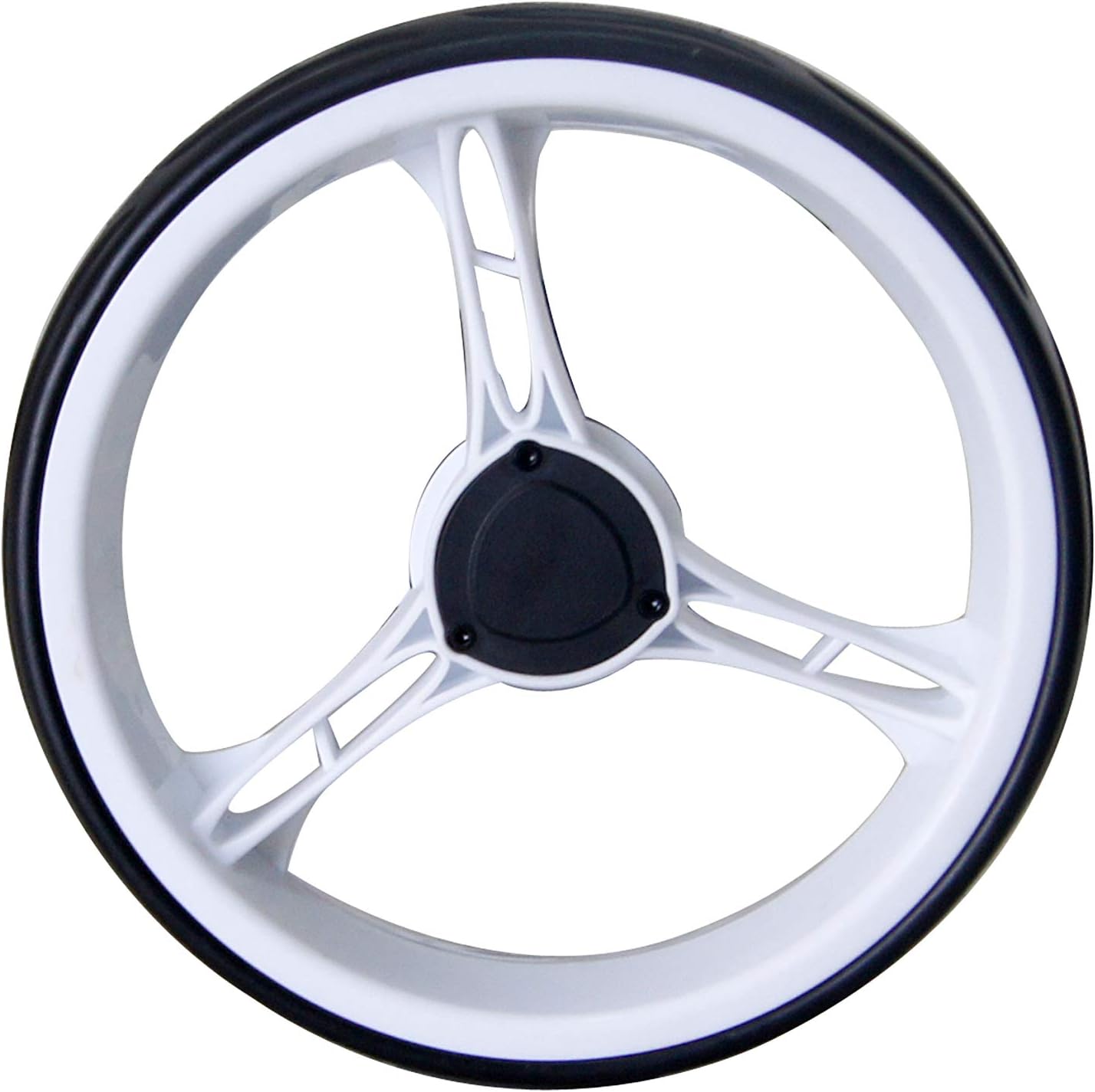 360 Swivel 3 Wheel Push Pull Golf Cart with 360 Rotating Front Wheel, One Second to Open and Close Folding Cart, Collapsible Cart