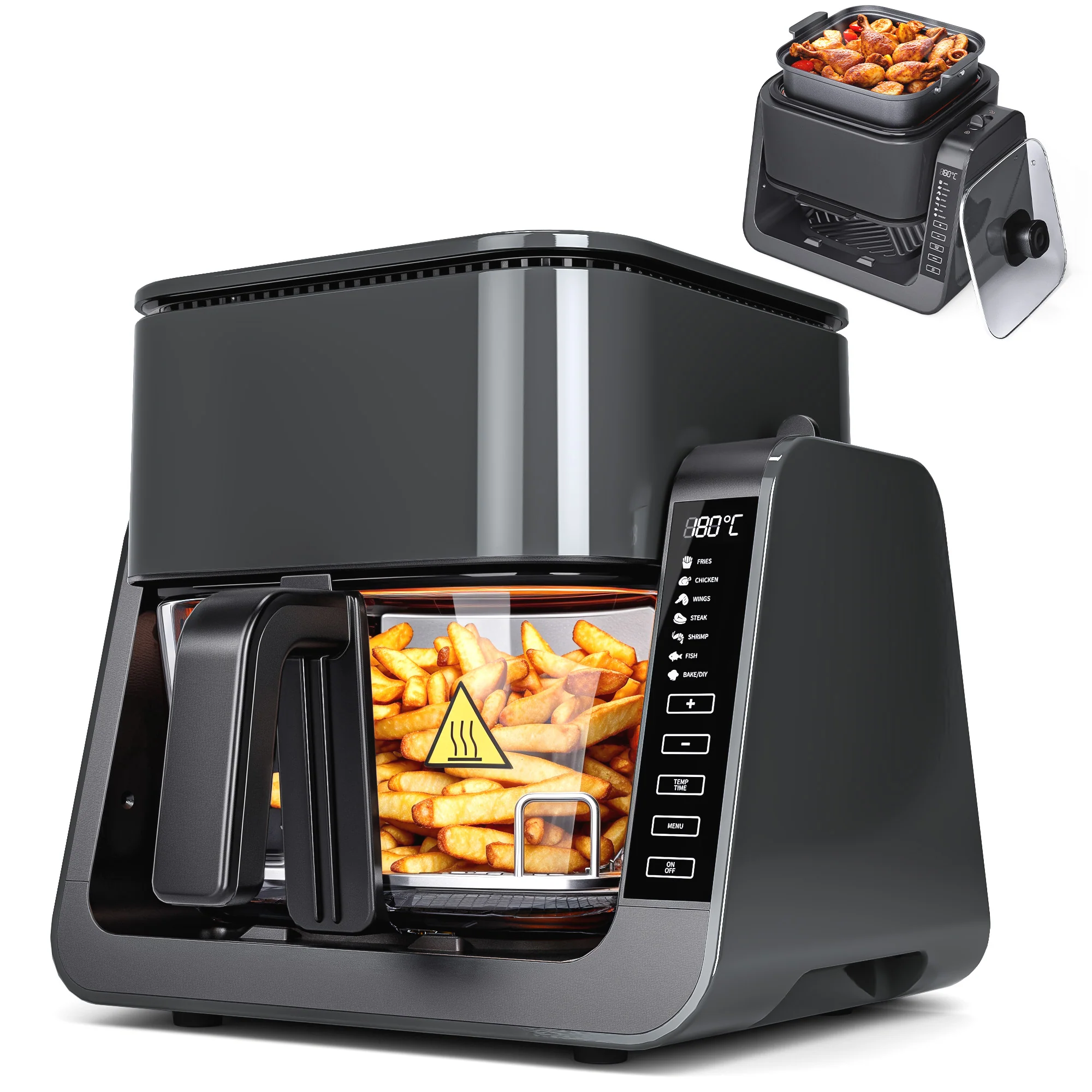 Multi-Functions Electric Air Fryer with Grill