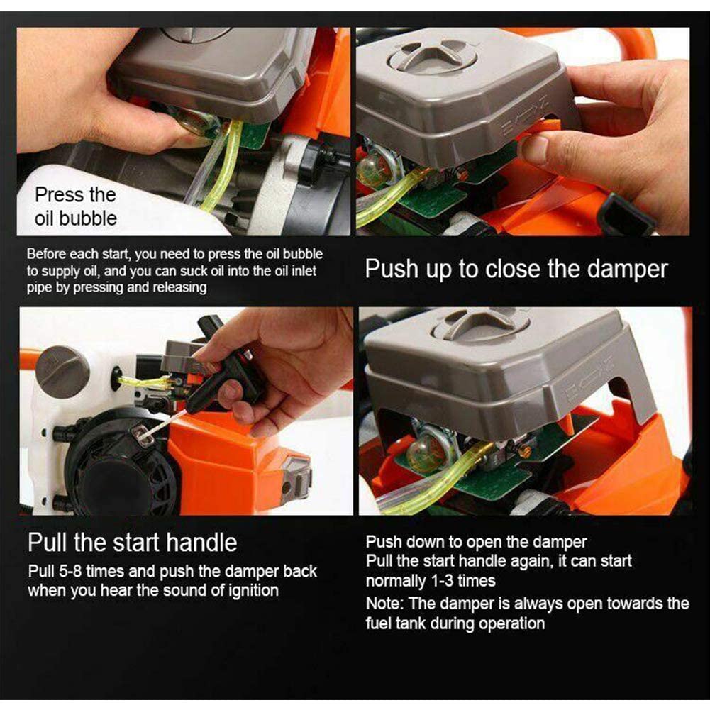 PRIJESSE Gas Powered Post Hole Digger Earth Auger Drill