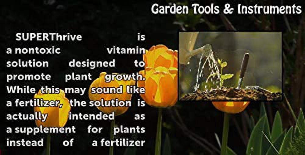 Superthrive Plant Vitamin Solution, 1 Gal �C Boosts Growth & Reduces Shock, Ideal for All Gardens