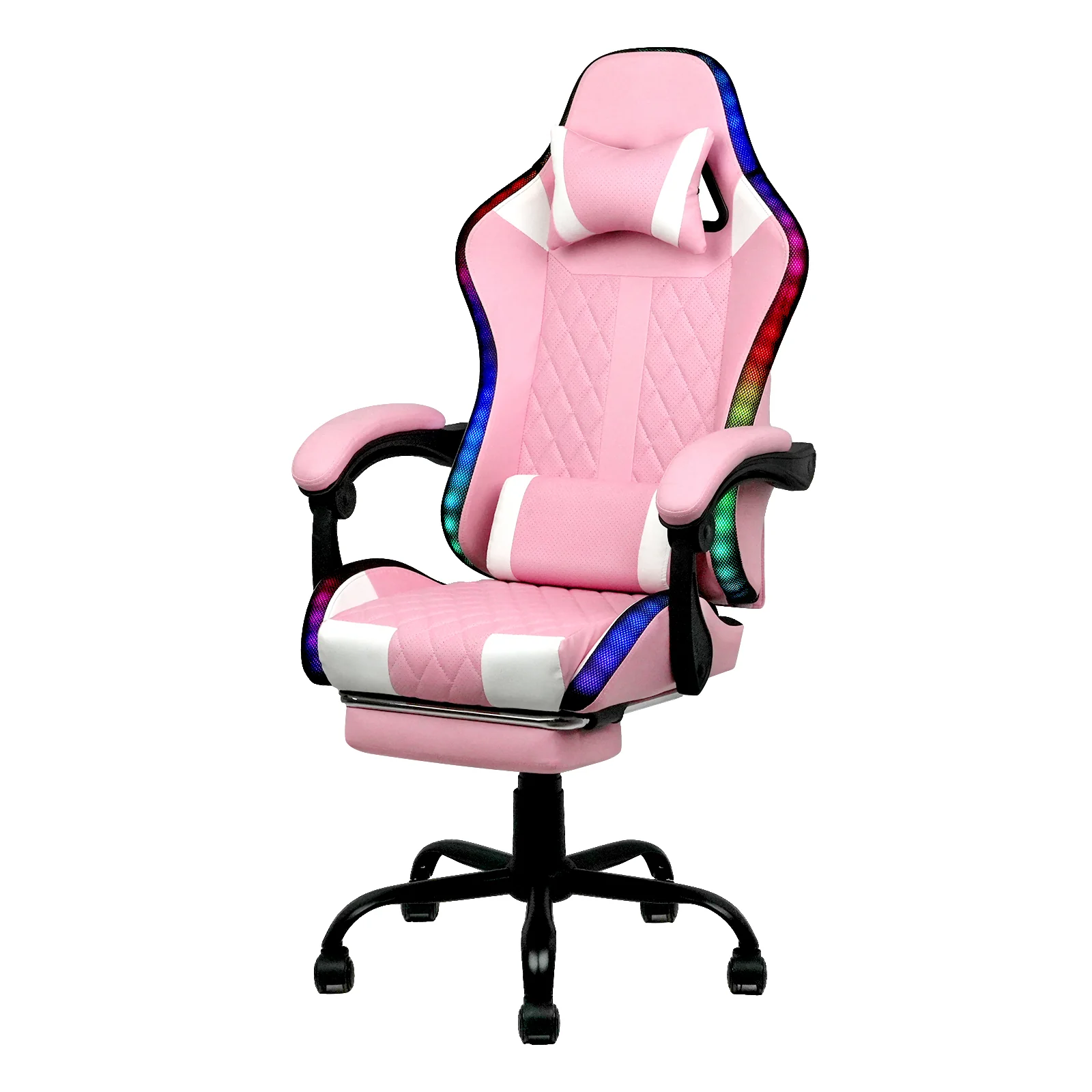 Gaming Chair 12 RGB LED Massage Chair
