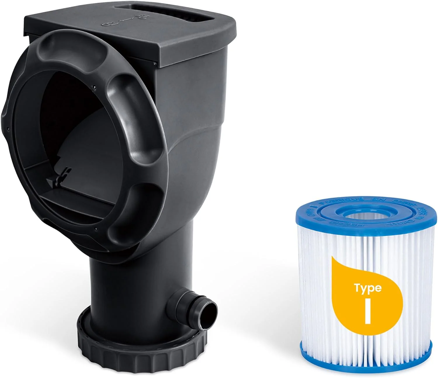 167 by 98 by 39.5 Inches Oasis Designer Oval Frame Outdoor Above Ground Swimming Pool Pool Set with Accessories, Dark Herringbone Gray