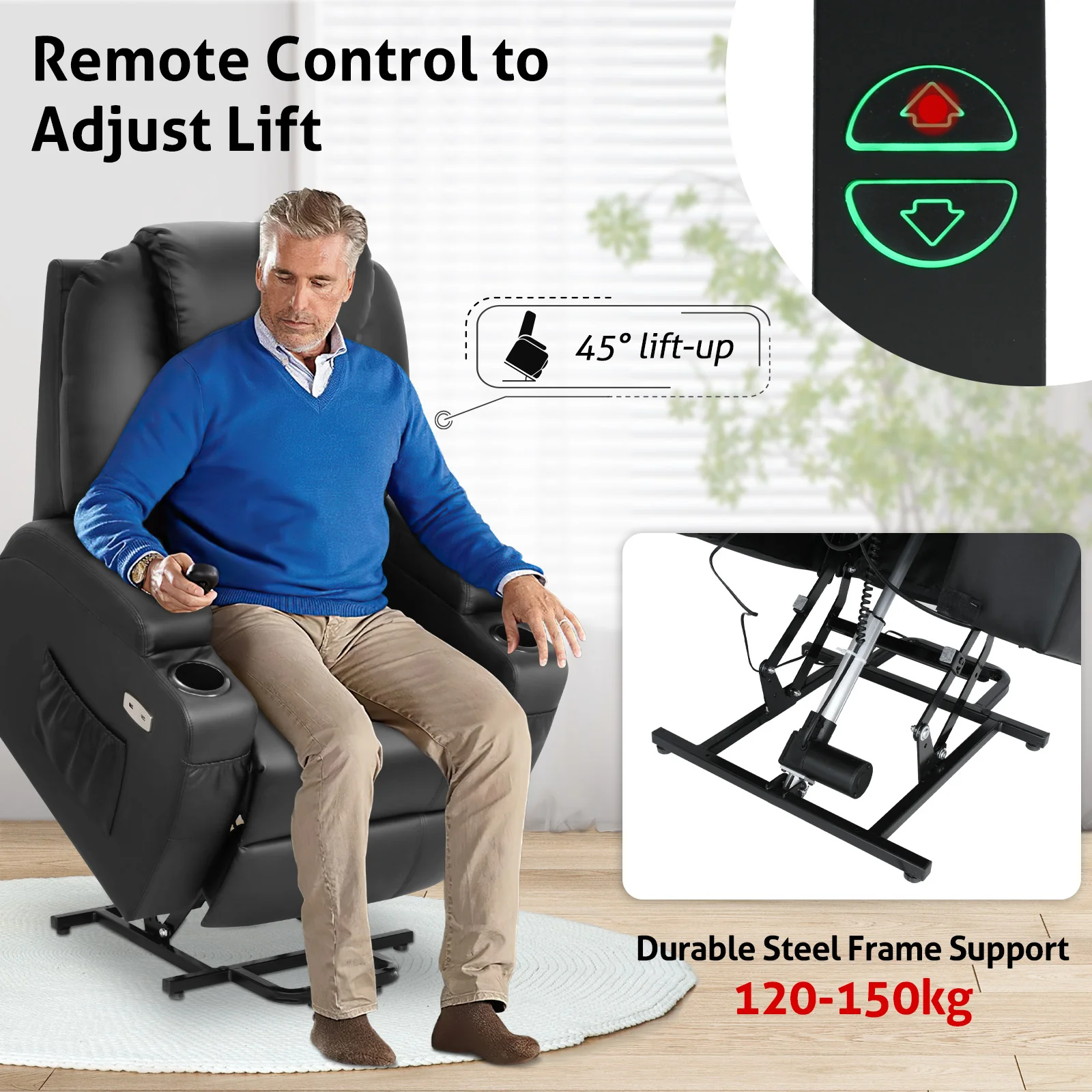 Massage Chair Electric Lift Recliner Chair